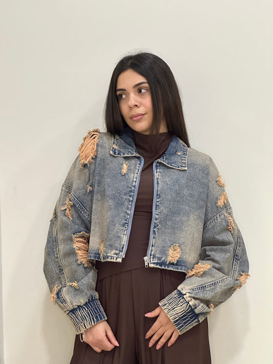 Giubbotto in denim