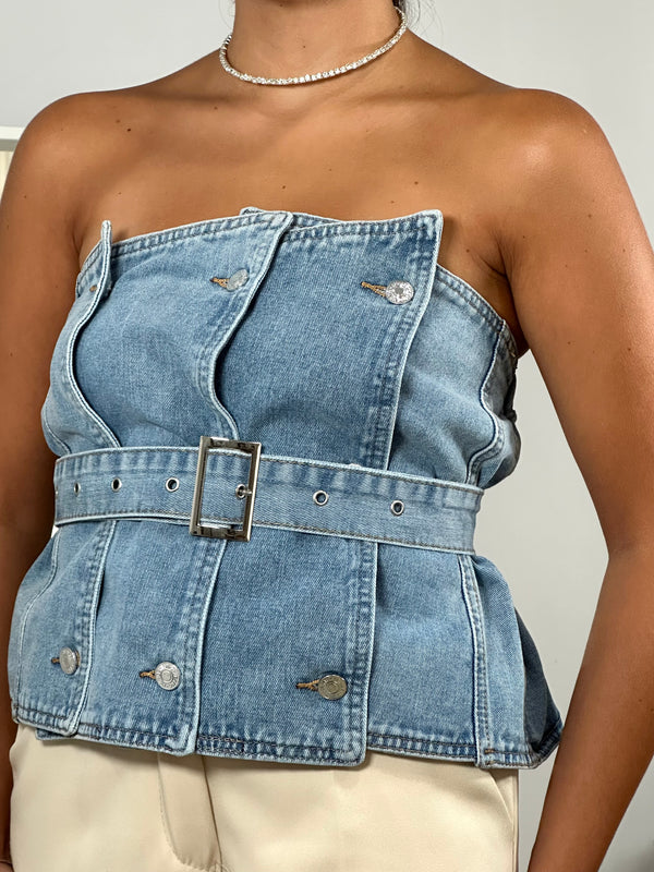 Top - Icon in denim